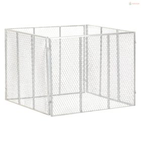 Horganyzott vas kerti komposztáló 100 x 100 x 77 cm