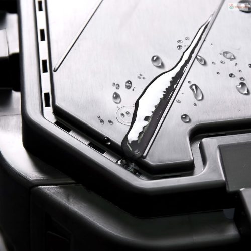 Fekete kerti komposztáló 93,3 x 93,3 x 113 cm 740 l