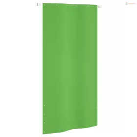 Világoszöld oxford-szövet erkélyparaván 120 x 240 cm