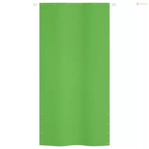 Világoszöld oxford-szövet erkélyparaván 120 x 240 cm