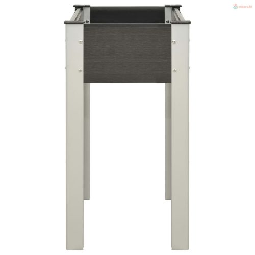 Szürke WPC kerti magaságyás 75 x 40 x 75 cm