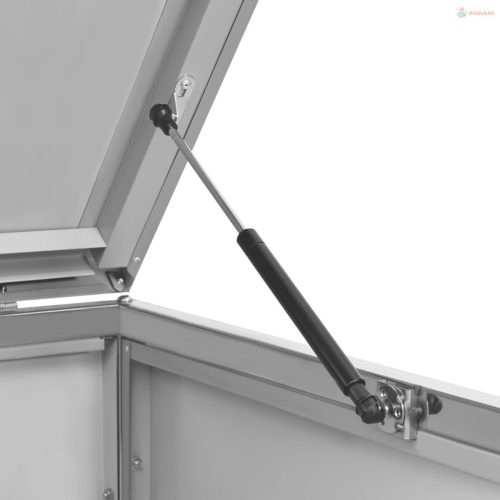 Acél tároló gurítható szemeteskukához 69 x 77,5 x 112,5 cm