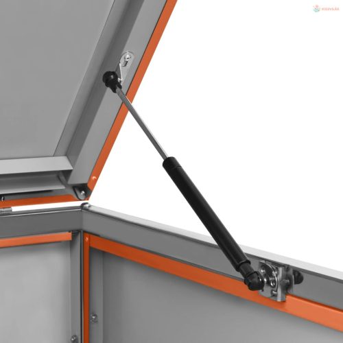 Acél tároló gurítható szemeteskukához 69 x 77,5 x 112,5 cm