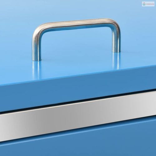 Acél tároló gurítható szemeteskukához 69 x 77,5 x 112,5 cm