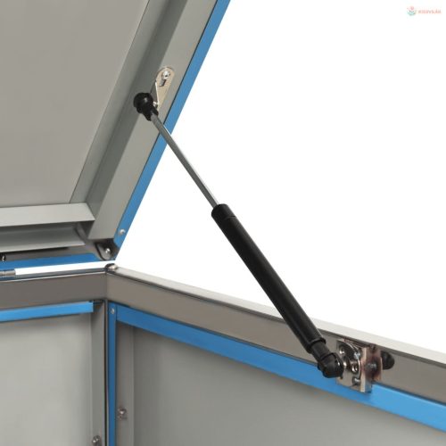 Acéltároló két gurítható szemeteskukához 138 x 77,5 x 112,5 cm