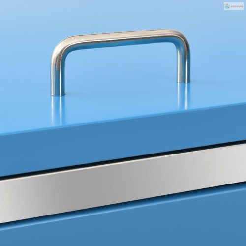 Acéltároló két gurítható szemeteskukához 138 x 77,5 x 112,5 cm