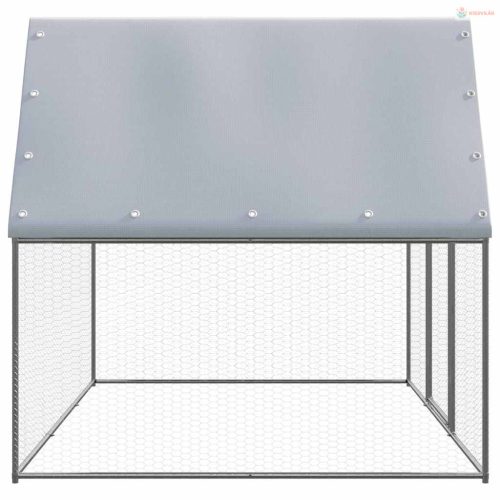 Kültéri horganyzott acél tyúkól 3 x 2 x 2 m