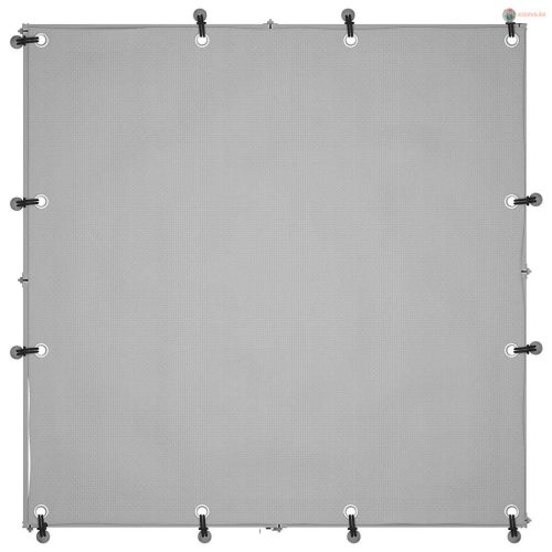 Ezüstszínű acél kutyakennel 110 x 110 x 110 cm