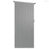 Szürke horganyzott acél kerti fészer 180,5 x 97 x 209,5 cm