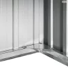 Szürke horganyzott acél kerti robotfűnyíró-tároló 92x97x63 cm
