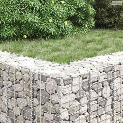 3 db vas gabion magaságyás 30 x 30 x 100 cm