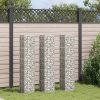 3 db vas gabion magaságyás 30 x 30 x 150 cm