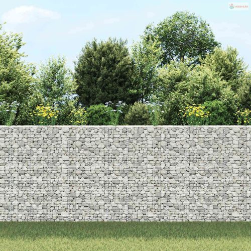 3 db vas gabion magaságyás 30 x 30 x 150 cm