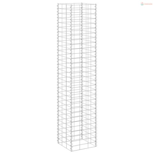 3 db vas gabion magaságyás 30 x 30 x 150 cm