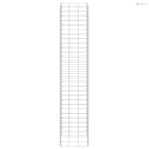 3 db vas gabion magaságyás 30 x 30 x 150 cm
