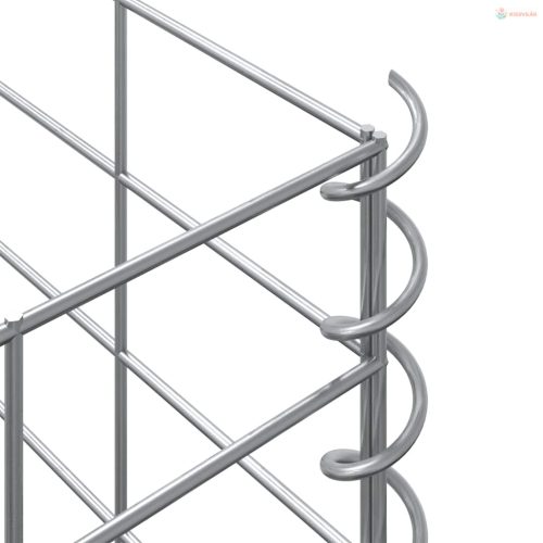 3 db vas gabion magaságyás 30 x 30 x 150 cm