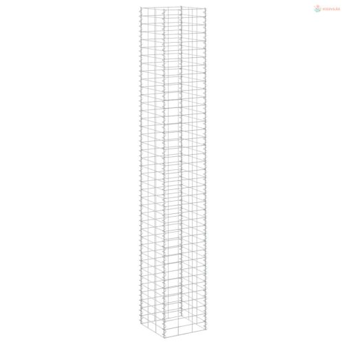 3 db vas gabion magaságyás 30 x 30 x 200 cm