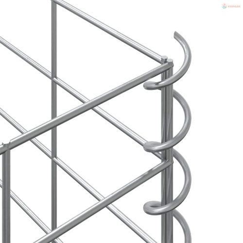4 db vas gabion magaságyás 30 x 30 x 50 / 100 / 150 / 200 cm