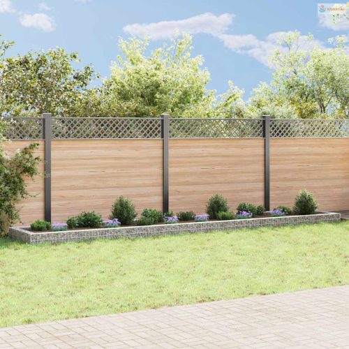 Horganyzott acél gabion magaságyás 600 x 100 x 20 cm