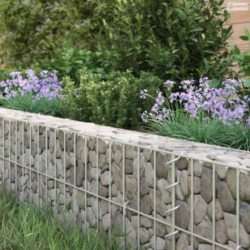 Horganyzott acél gabion magaságyás 1000 x 100 x 20 cm