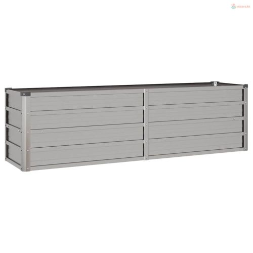 Rozsda színű corten acél kerti magaságyás 160 x 40 x 45 cm