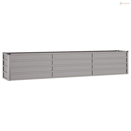 Rozsda színű corten acél kerti magaságyás 240 x 40 x 45 cm