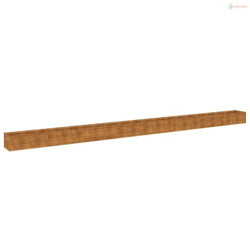 Corten acél kerti magaságyás 770x50x36 cm