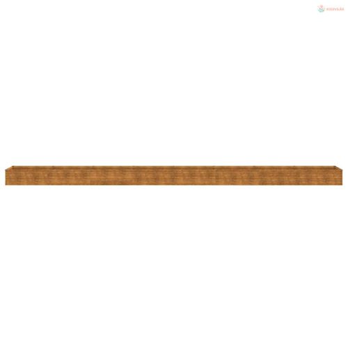 Corten acél kerti magaságyás 770x50x36 cm