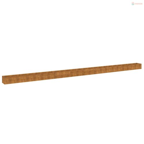 Corten acél kerti magaságyás 960x50x36 cm