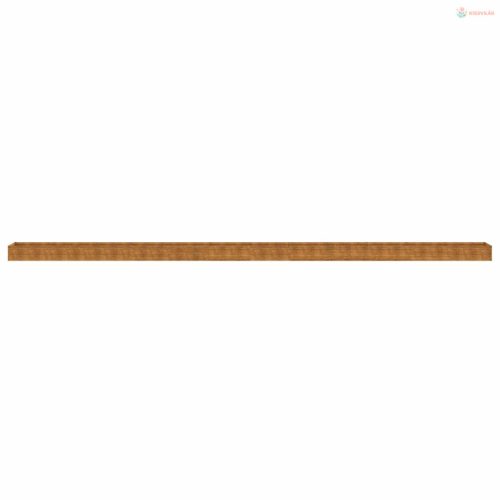 Corten acél kerti magaságyás 1152x50x36 cm