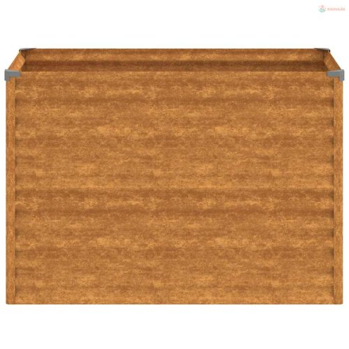 Corten acél kerti magaságyás 100 x 50 x 69 cm