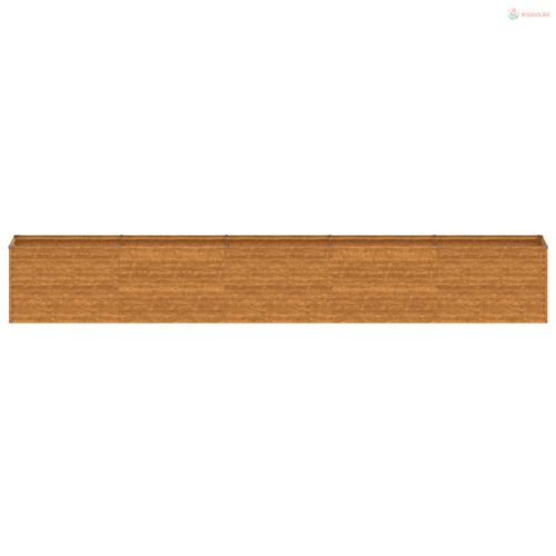 Corten acél kerti magaságyás 482 x 50 x 69 cm