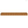 Corten acél kerti magaságyás 482x100x36 cm