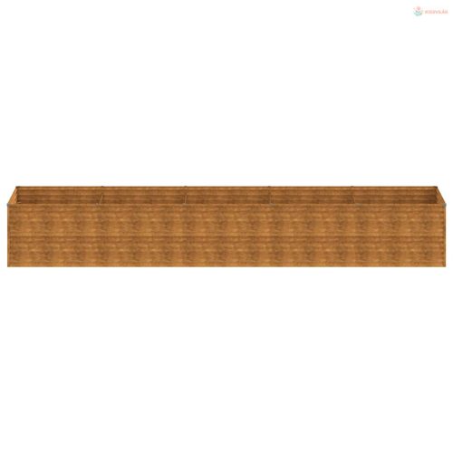 Corten acél kerti magaságyás 479x100x69 cm