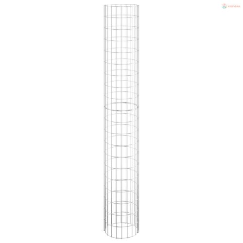 3 db kör alakú horganyzott acél gabion magaságyás Ø30 x 200 cm