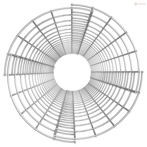 3 db kör alakú horganyzott acél gabion magaságyás Ø30 x 200 cm