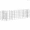 Horganyzott vas gabion magaságyás 190 x 50 x 50 cm