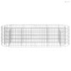 Horganyzott vas gabion magaságyás 190 x 50 x 50 cm