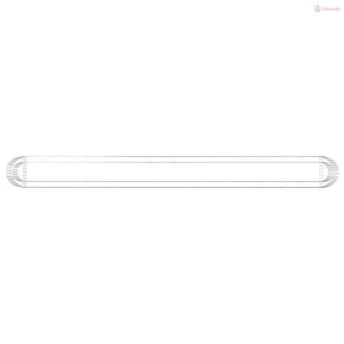 Horganyzott vas gabion magaságyás 540 x 50 x 50 cm