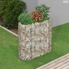 Horganyzott vas gabion magaságyás 120x50x100 cm