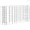 Horganyzott vas gabion magaságyás 190x50x100 cm
