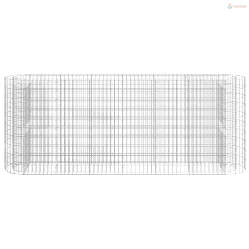 Horganyzott vas gabion magaságyás 260x50x100 cm