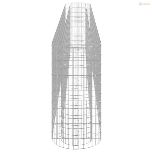 Horganyzott vas gabion magaságyás 470x50x100 cm