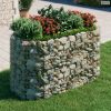 Horganyzott vas gabion magaságyás 200x100x100 cm