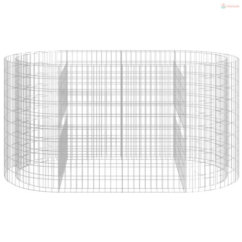 Horganyzott vas gabion magaságyás 200x100x100 cm