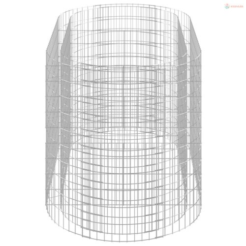 Horganyzott vas gabion magaságyás 200x100x100 cm