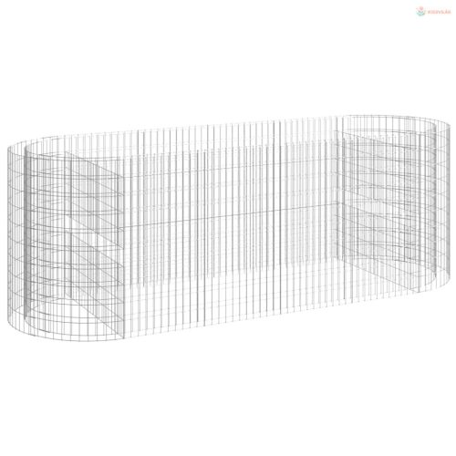 Horganyzott vas gabion magaságyás 300x100x100 cm