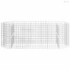 Horganyzott vas gabion magaságyás 300x100x100 cm