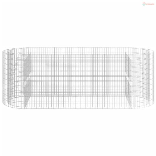 Horganyzott vas gabion magaságyás 300x100x100 cm