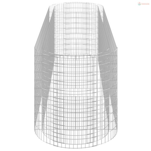 Horganyzott vas gabion magaságyás 400x100x100 cm